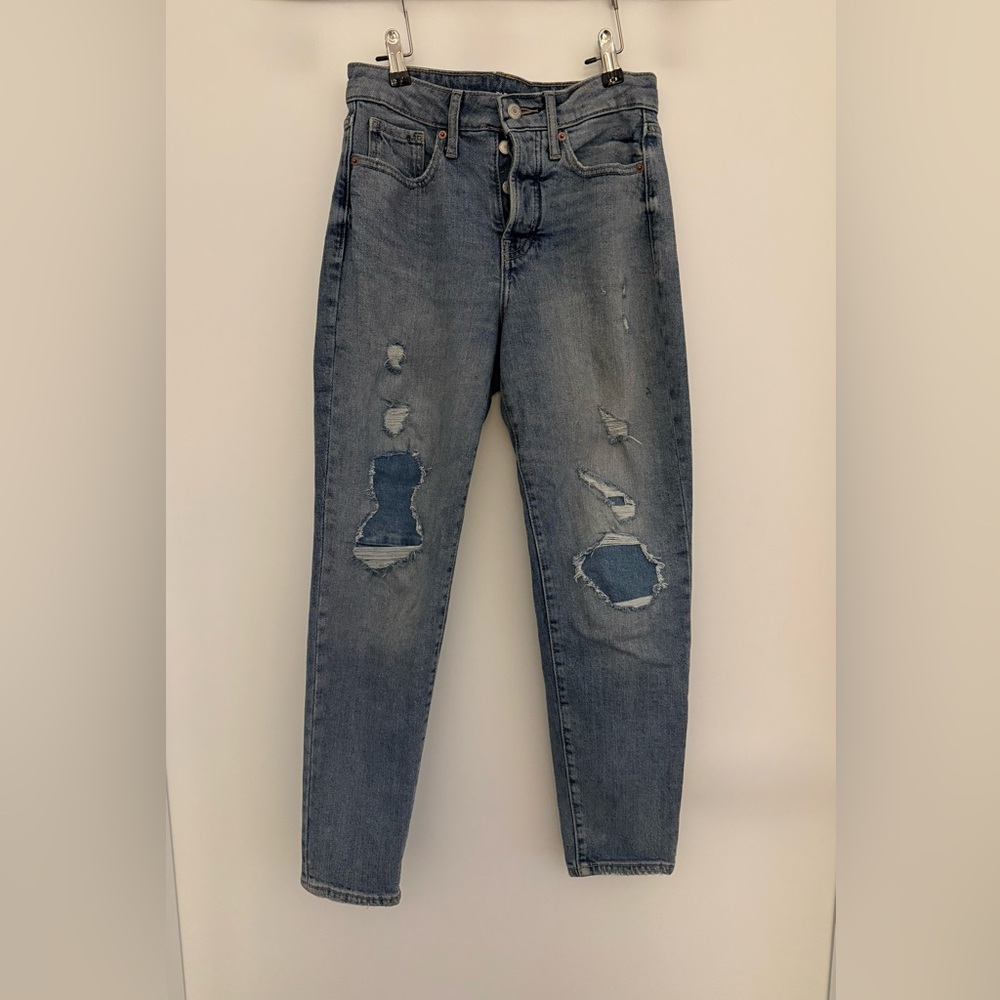 High Rise Straight Jeans